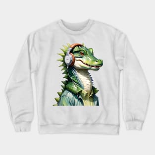 Alligator Earphones Crewneck Sweatshirt